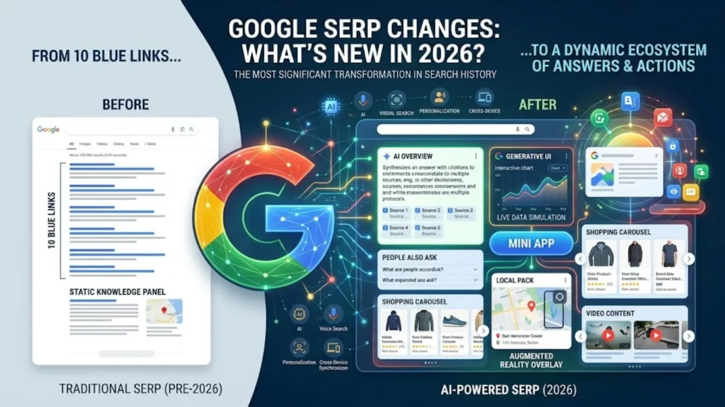 Google SERP Changes: What’s New in 2026?